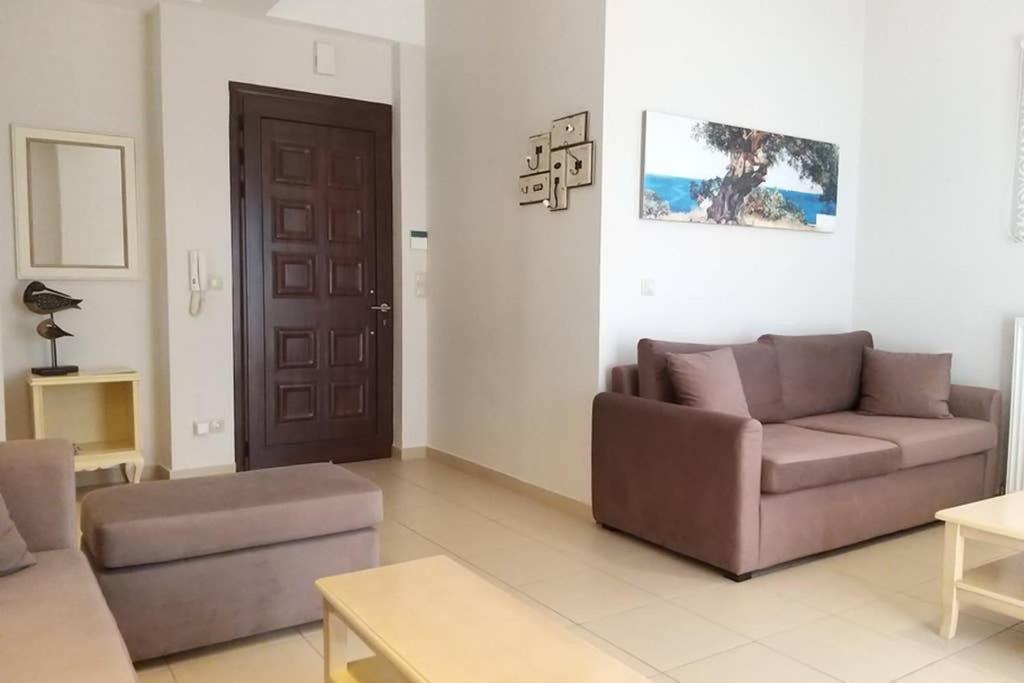 New, Modern, Bright And Independent Apartment 83 M2, With Garden, 5Min To The Beach And The City Center Kalamata Luaran gambar